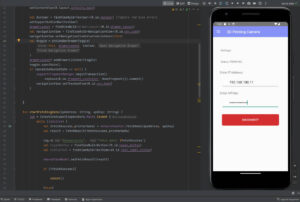 Android sovelluksen kehitys - 3D tulostimen rajapinta